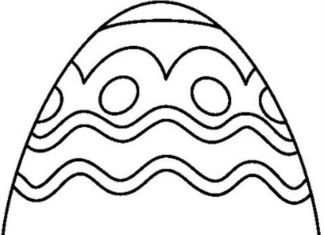 Jajko wielkanocne jajko wielkanocne obrazek do drukowania