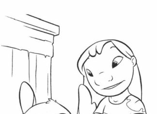 Lilo and Stich malowanka