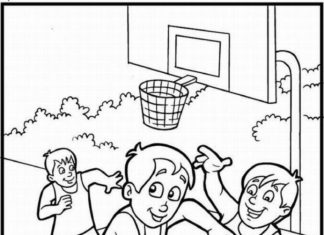 koszykówka obrazek do drukowania