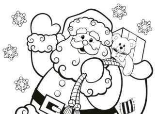 Mikołaj roznosi prezenty