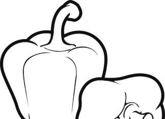 Papryka papryka obrazek do drukowania