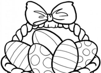 pisanki wielkanocne obrazek do drukowania