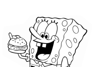 spongebob obrazek do drukowania