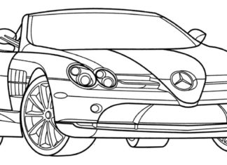 sportowe autko obrazek do drukowania