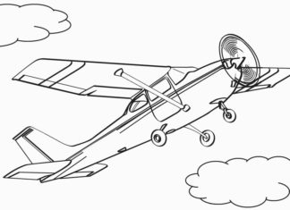 szybowiec obrazek do drukowania