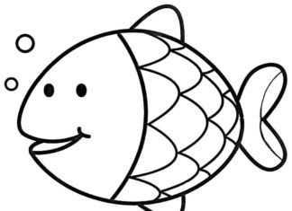 rybka obrazek do drukowania