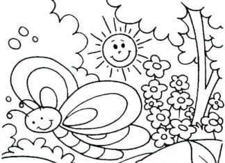 Wiosenne kwiaty wiosenne kwiaty obrazek do drukowania