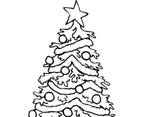 Choinka i prezenty choinka i prezenty obrazek do drukowania