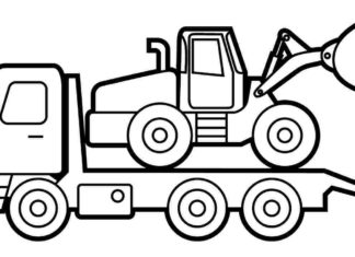 pomoc drogowa obrazek do drukowania