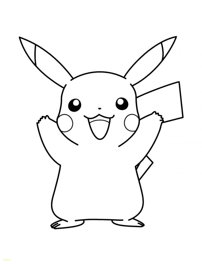 pikachu obrazek do drukowania