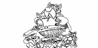 Wódz Galów z bajki Asterix i Obelix