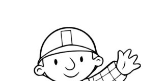 Bob budowniczy kolorowanka