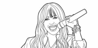 Hanna Montana śpiewa hanna montana obrazek do druku