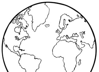 Planeta ziemia Planeta ziemia obrazek do drukowania