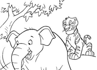 zwierzęta kolorowanka obrazek do drukowania