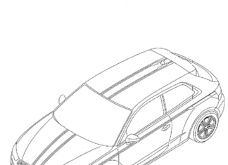 audi a3 obrazek do drukowania