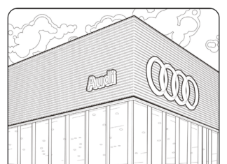 audi a5 obrazek do drukowania