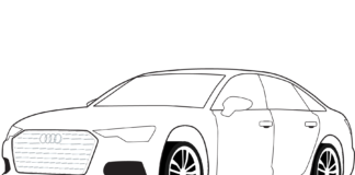 audi a7 obrazek do drukowania