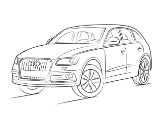audi q5 obrazek do drukowania