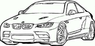 bmw m3 obrazek do drukowania