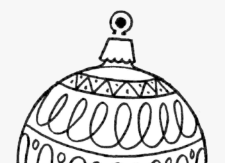 Bombka we wzory bombka we wzory obrazek do drukowania