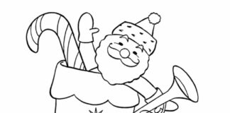 Skarpeta Bożonarodzeniowa bożonarodzeniowa skarpeta obrazek do drukowania