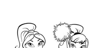 Cheerleaderka Bratz bratz obrazek do drukowania