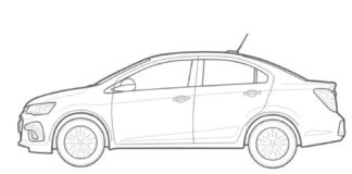 chevrolet osobówka obrazek do drukowania