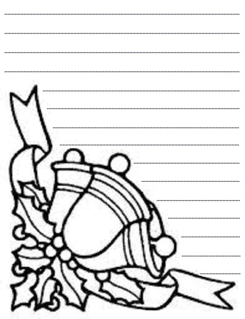 Napisz list do Mikołaja obrazek do drukowania