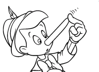 pinokio obrazek do drukowania