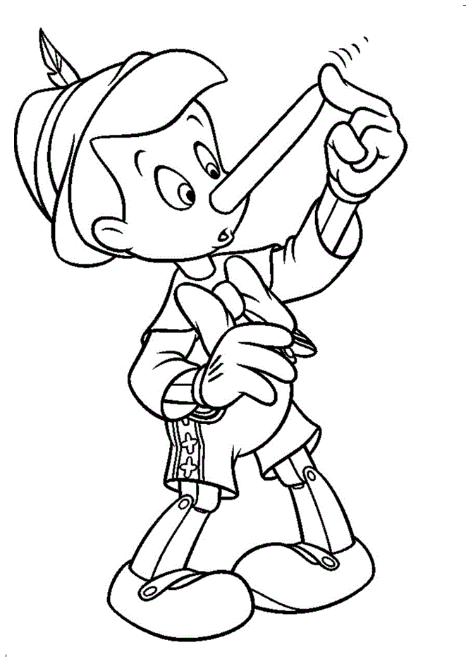 pinokio obrazek do drukowania