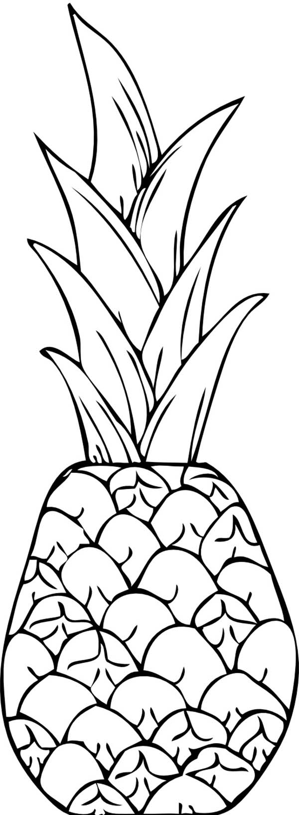 ananas obrazek do drukowania