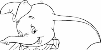 Dumbo dla dzieci dumbo dla dzieci obrazek do drukowania