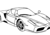 ferrari enzo obrazek do drukowania