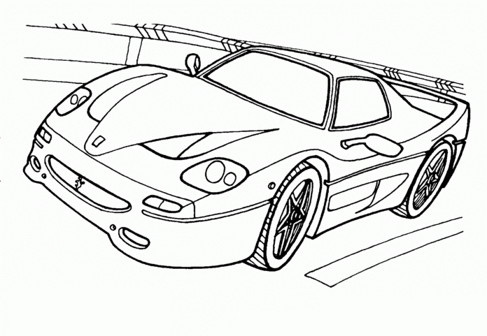 ferrari f50 obrazek do drukowania