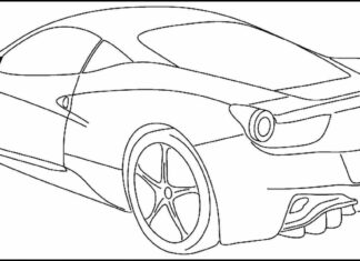 ferrari italia obrazek do drukowania