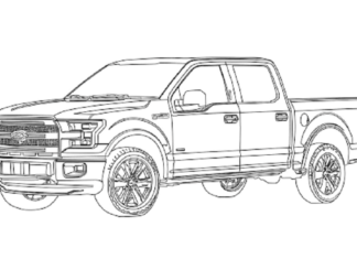 ford range raptor obrazek do drukowania