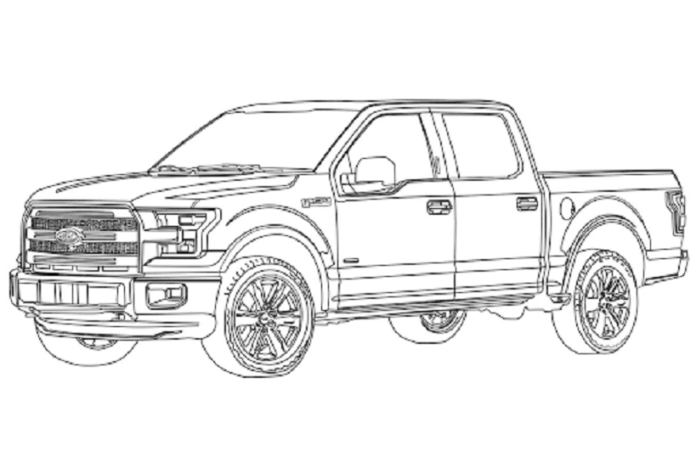 ford range raptor obrazek do drukowania