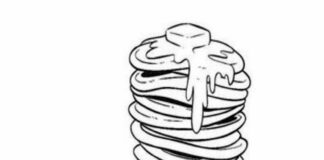 Garfield smakosz naleśników garfield obrazek do drukowania