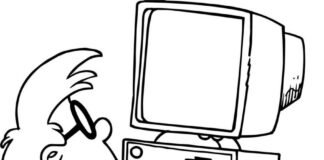 gracz komputerowy obrazek do drukowania