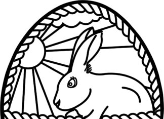 Jajko z zajączkiem jajko z zajączkiem obrazek do drukowania
