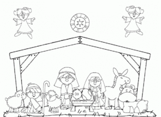 Jasełka w przedszkolu jasełka w przedszkolu obrazek do drukowania