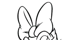 Kaczka Daisy kaczka daisy obrazek do drukowania