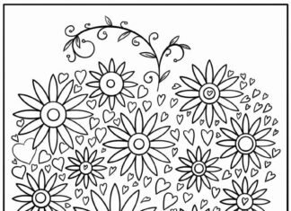 Kartka na walentynki kartka na walentynki obrazek do drukowania