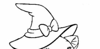 Kociątko w dyni Kociątko w dyni obrazek do drukowania