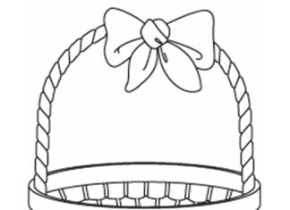 Koszyczek wielkanocny koszyczek wielkanocny obrazek do drukowania