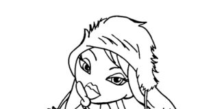 Lalka Bratz lalka bratz obrazek do drukowania