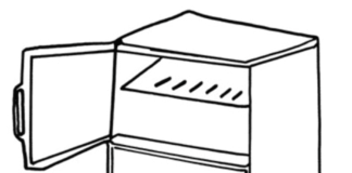 lodówka obrazek do drukowania