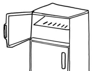 Lodówka lodówka obrazek do drukowania