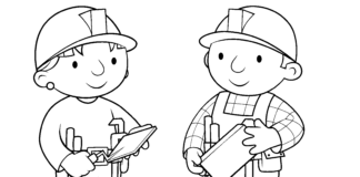 Marta i Bob Budowniczy budują mur marta i bob budowniczy budują obrazek do drukowania